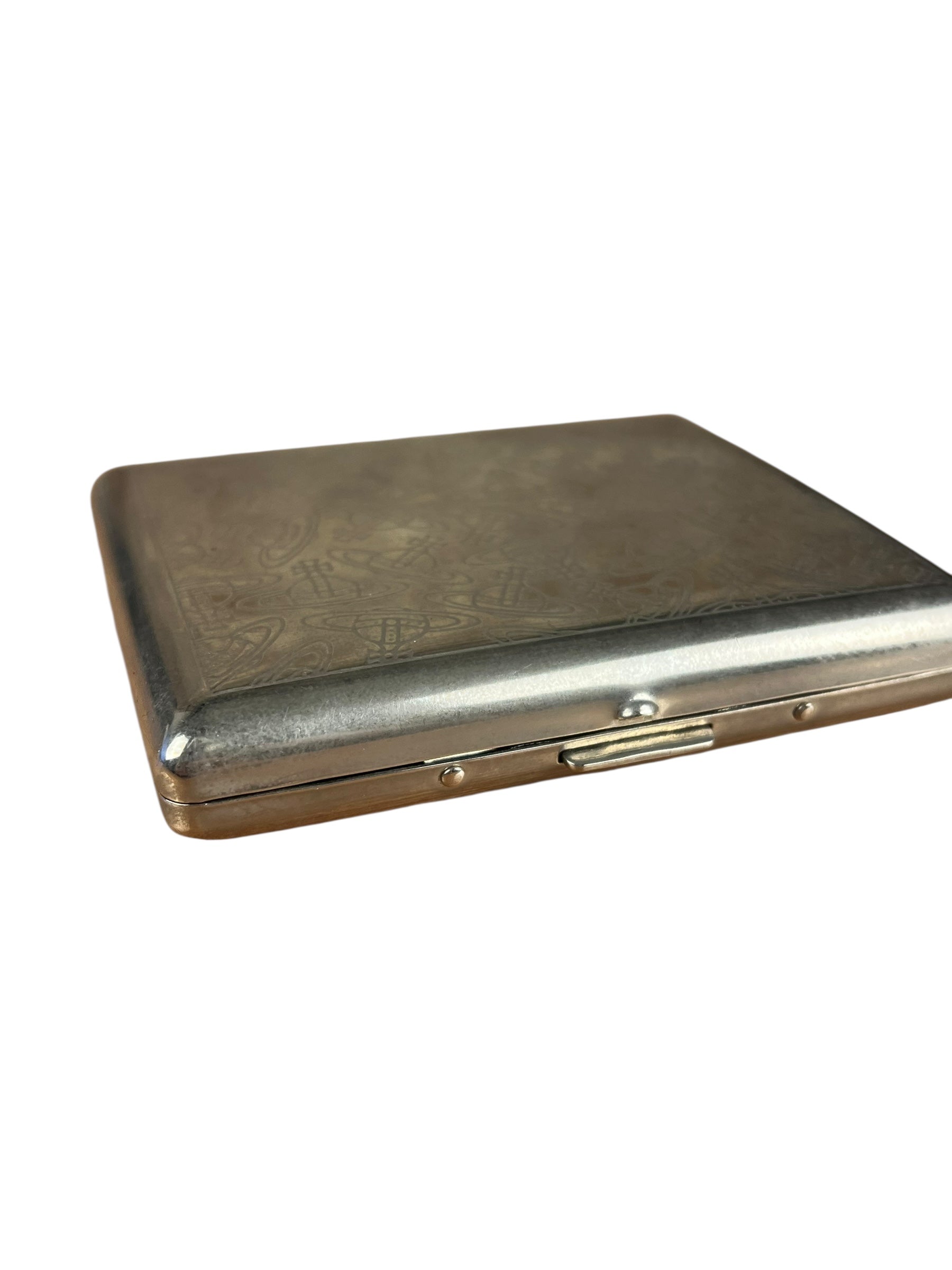 Vivienne Westwood Metal Slim Orb Silver Case