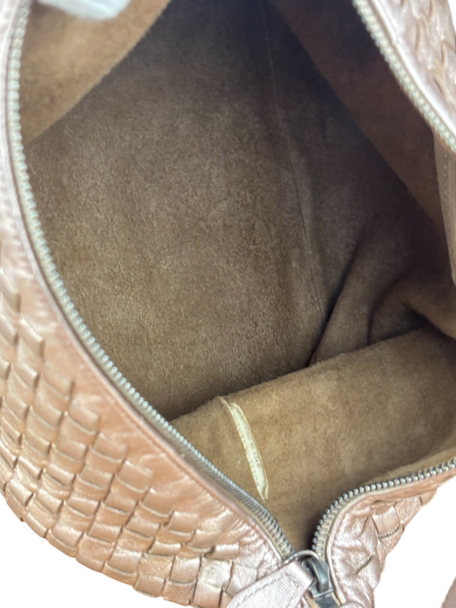 Bottega Veneta Metallic Intrecciato Ciambrino Shoulder Bag