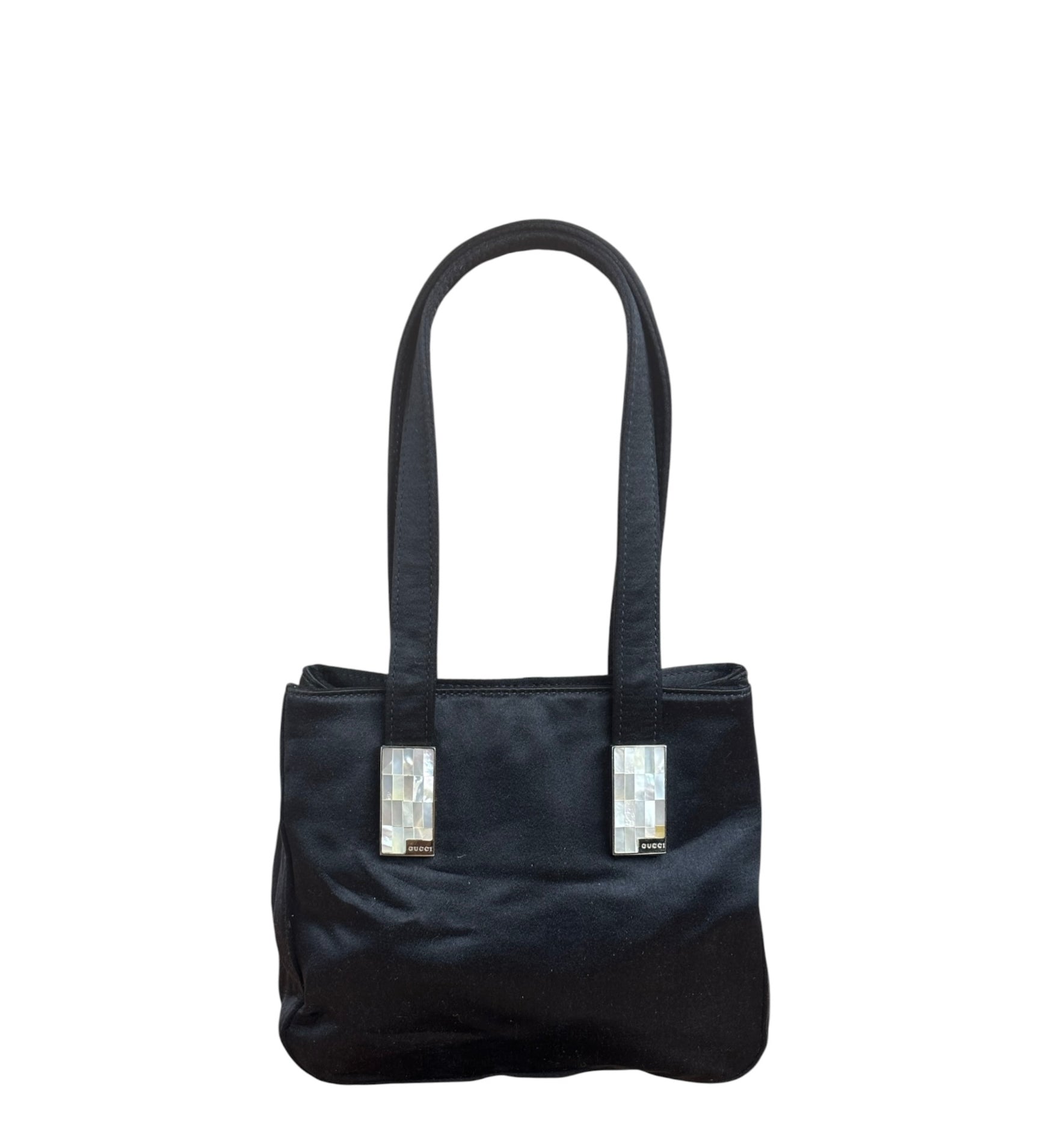 Gucci Vintage Satin Mini Evening Tote