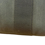 Hermes Black Canvas Leather Valparaiso Handbag
