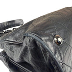 Chanel Black Calfskin Ritz Flap Bag 2007