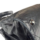 Chanel Black Calfskin Ritz Flap Bag 2007