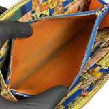 Hermes Yellow Leather Silk'In Classique Long Wallet