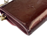 Louis Vuitton Burgundy Monogram Vernis Sunset Boulevard Shoulder Bag