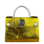 Christian Dior Diorever Metallic Gold Small 2Way Handbag