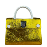 Christian Dior Diorever Metallic Gold Small 2Way Handbag