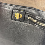 Celine Brown/Black Leather Bowling Bag