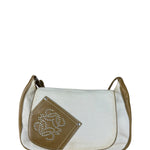 Loewe Tan & Cream Shoulder Bag