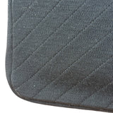 Chanel Vintage Black Cotton Quilted Flap Bag