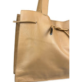 Gucci Beige Leather Balthus Drawstring Tote Bag