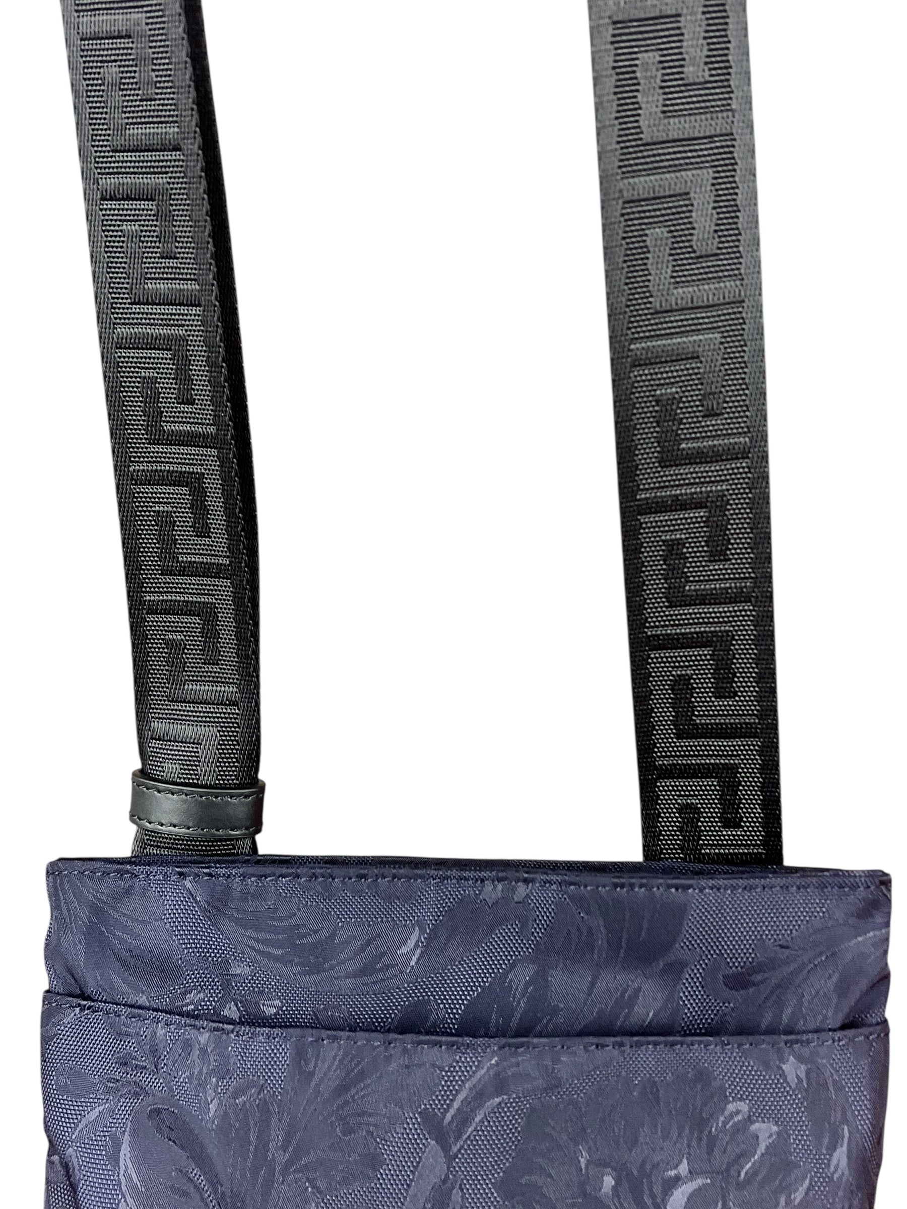 Versace La Medusa Navy Crossbody Bag