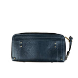 Chloé Black Leather Paddington Long Wallet