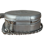 Chanel Silver CC Round as Earth Chain 2Way Bag (Authentic Limited Edition Sample)