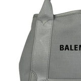 Balenciaga Grey Canvas/Leather Cabas Small 2Way Tote