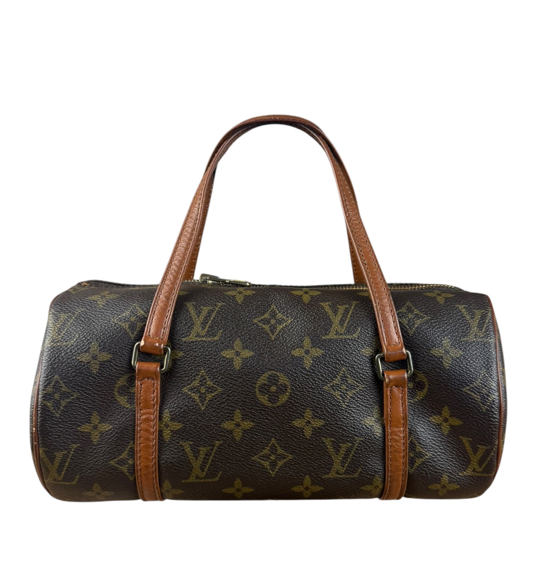Louis Vuitton Vintage Monogram Papillon 26 Handbag (Zipper Defect)