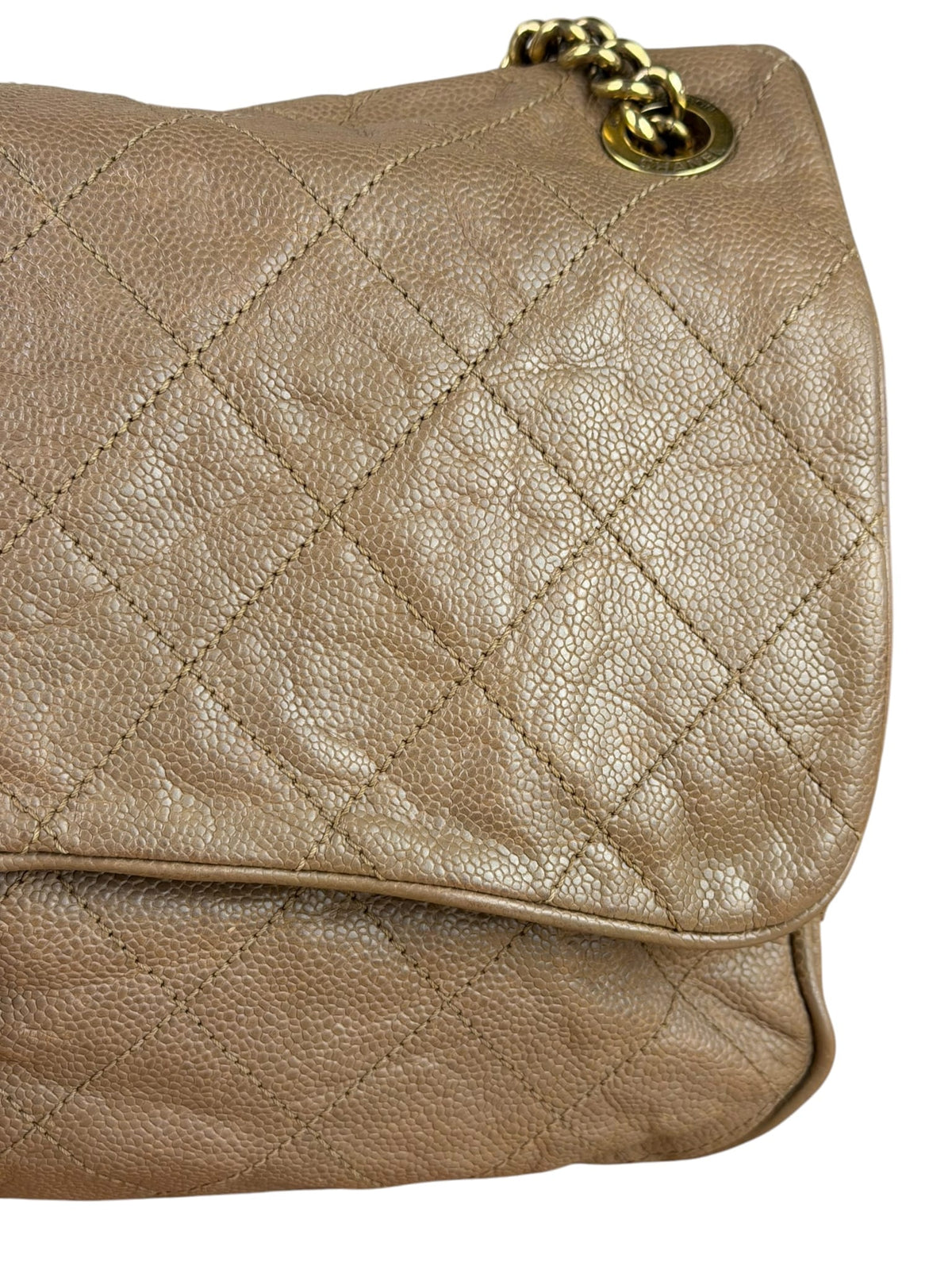 Chanel Brown Caviar Jumbo Easy Flap 2012