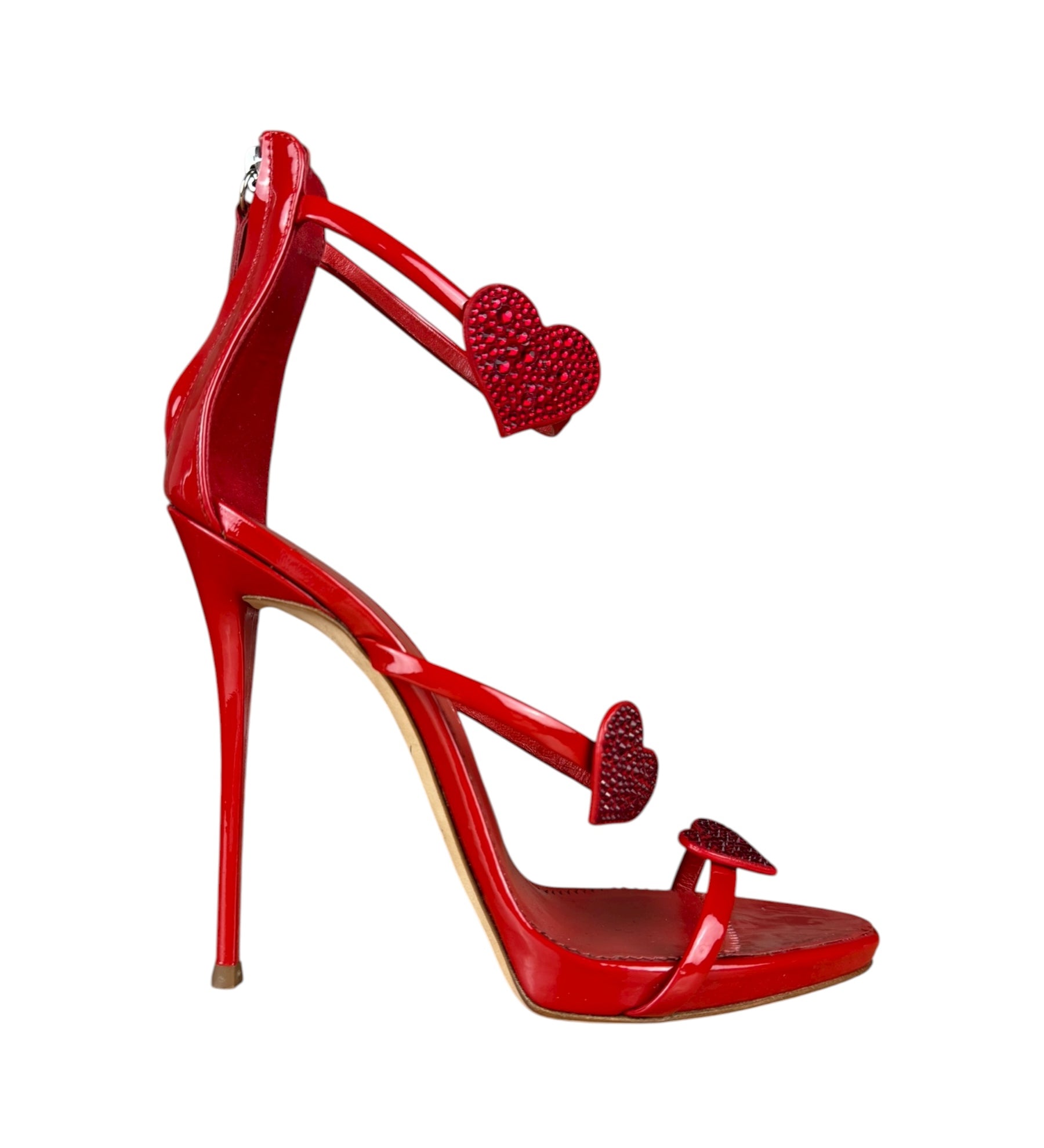 Giuseppe Zanotti Red Heart Heels
