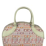 Burberry Blue Label Pink Multi Logo Bowler Bag