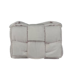 Bottega Veneta Light Pink Mini Padded Nylon Cassette Bag