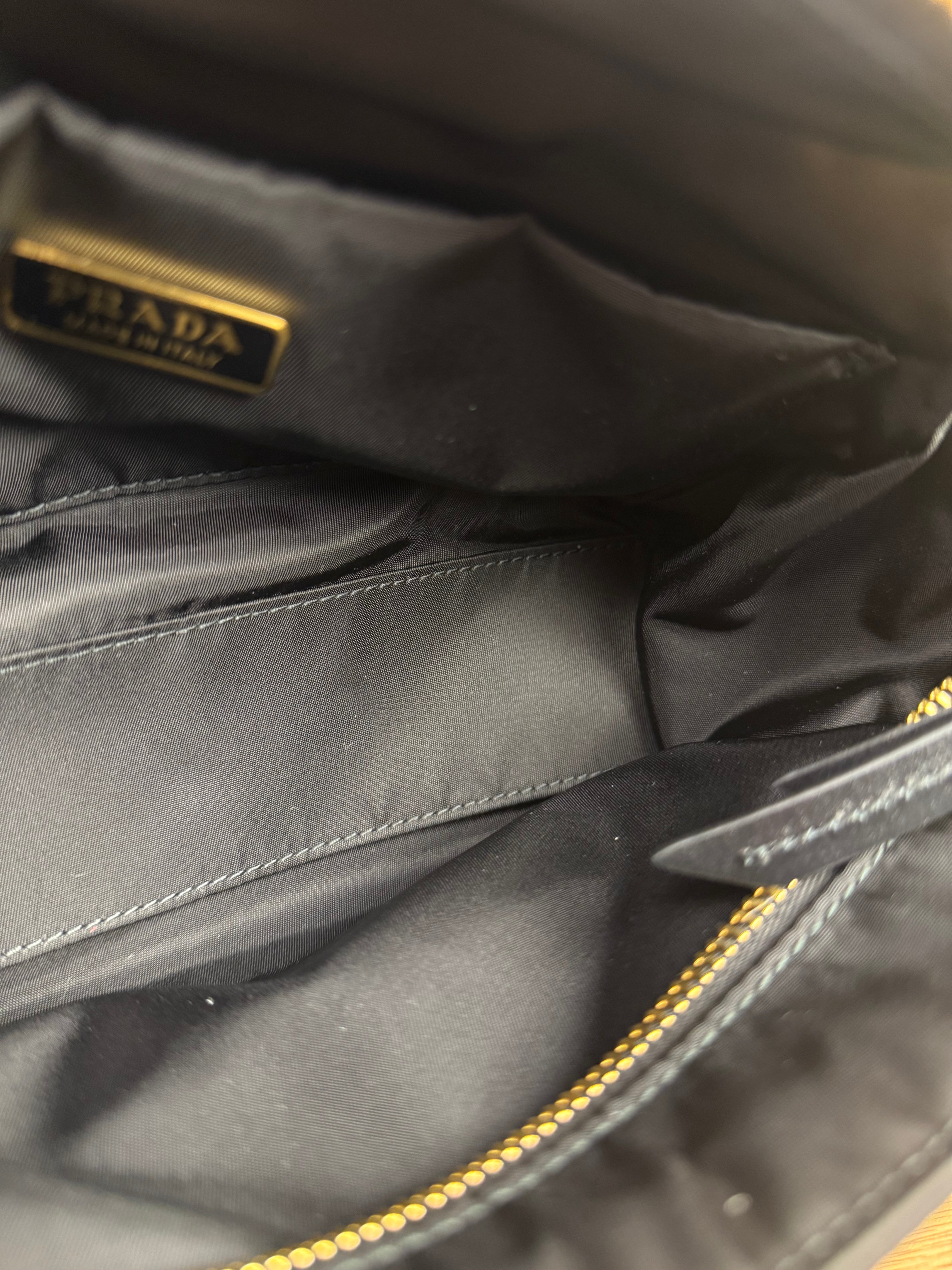 Prada Black Explore Re-Nylon Medium Shoulder Bag