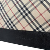 Burberry Beige Canvas Nova Check Tote Bag