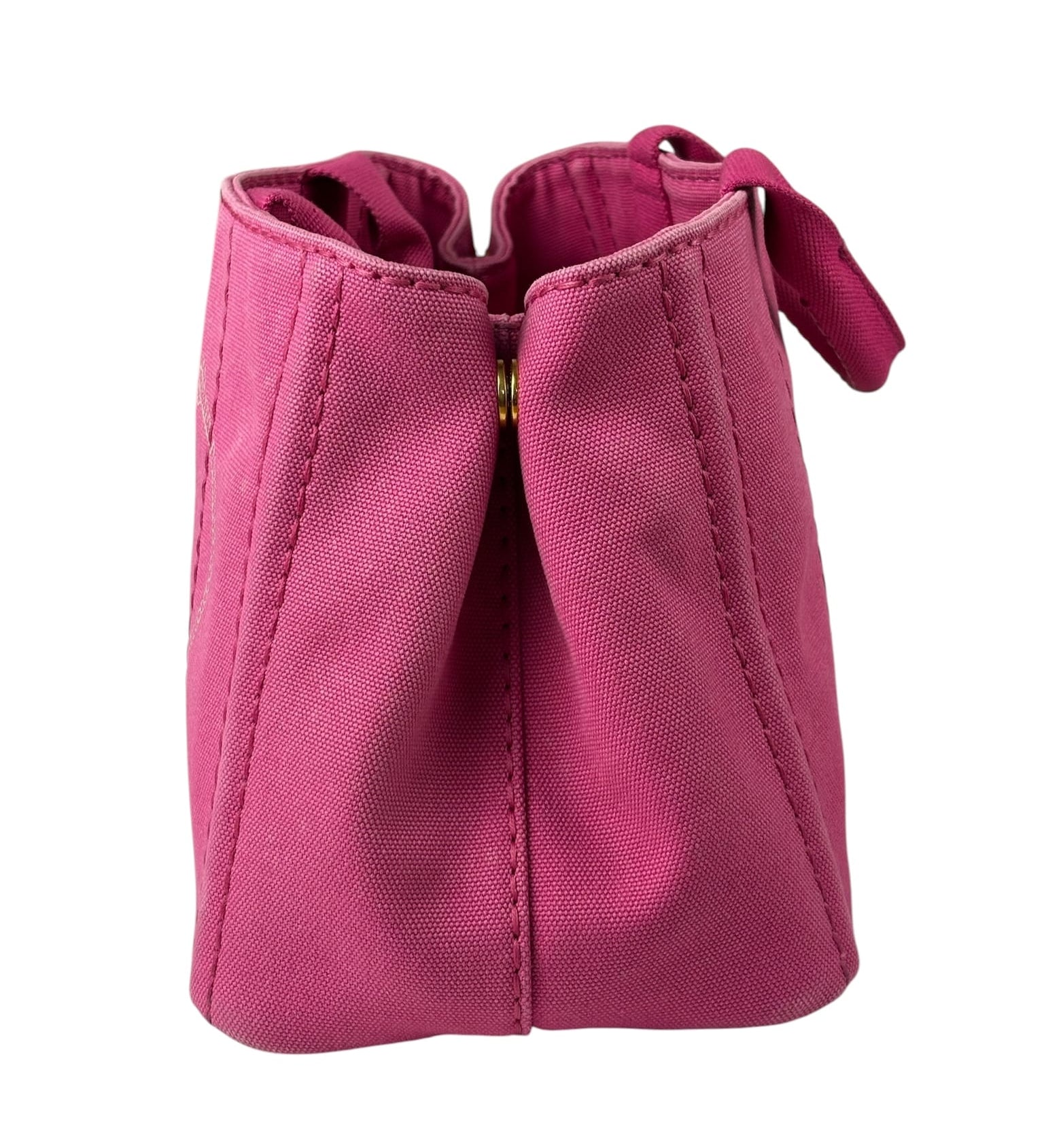 Prada Pink M Canapa Canvas Tote