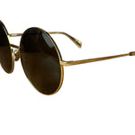Celine Vintage Gold Round Frame Sunglasses