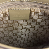Gucci Vintage Beige Patent Leather Lady Lock Jackie Shoulder Bag