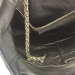 Christian Dior Black Leather Cannage Granville Chain Tote