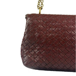 Bottega Veneta Vintage Burgundy Olimpia Shoulder Bag