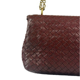 Bottega Veneta Vintage Burgundy Olimpia Shoulder Bag