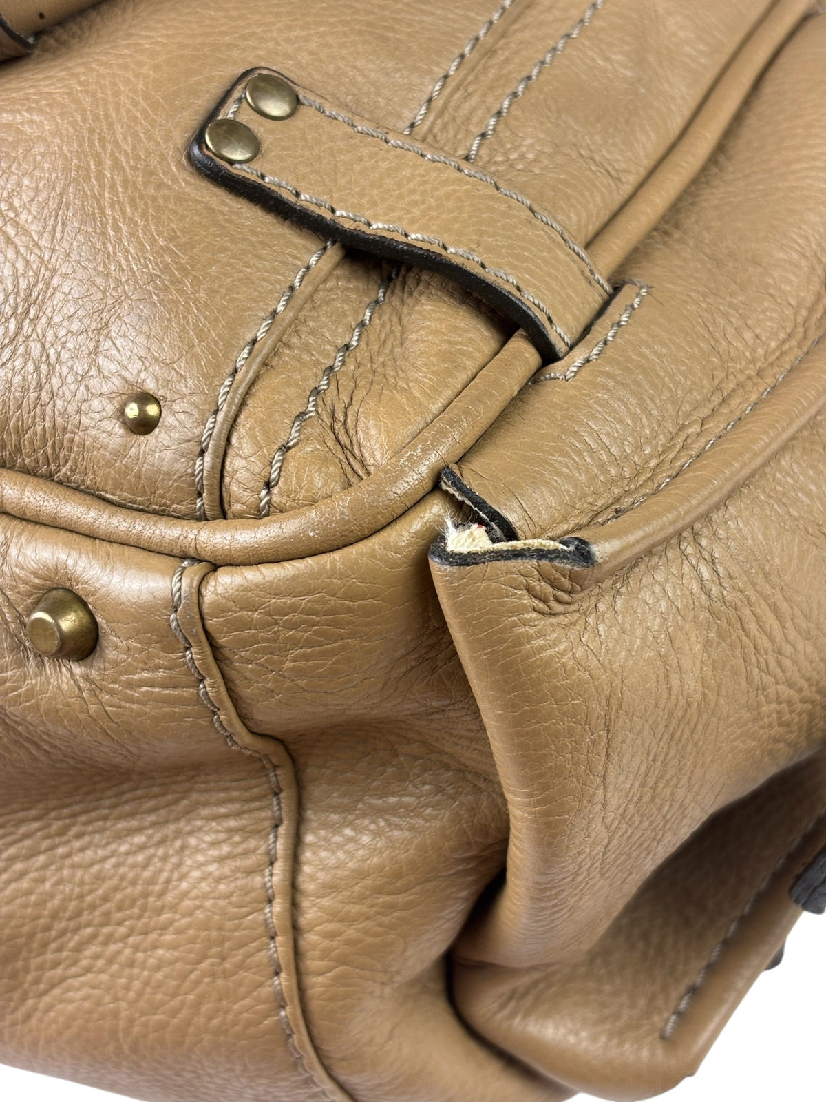 Chloe Brown Leather Paddington Shoulder Bag