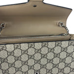 Gucci Beige Leather GG Dionysus Small Wallet On Chain