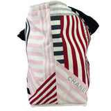Chanel Colorblock La Pausa Reversible Beach Tote Cruise 2019