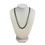 24 Inch .925 Sterling Sliver Thin Cuban Necklace