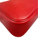 Gucci Red Calfskin Leather Soho Disco Crossbody Bag