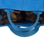 Prada Vintage Blue Canapa Canvas Tote