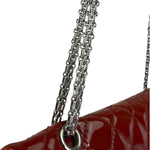 Chanel Red Patent  Quilted Double 2.55 Flap 2009