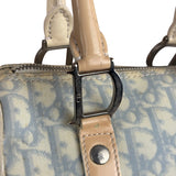 Christian Dior Vintage Trotter Canvas Mini Boston Bag