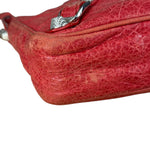 Balenciaga Fuchsia Leather Le City Crossbody