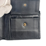 Bottega Veneta Vintage Black Intrecciato BiFold Wallet