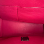 Celine Tricolor Trapeze Pebbled Leather Hand Bag