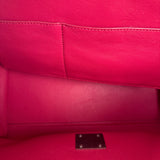 Celine Tricolor Trapeze Pebbled Leather Hand Bag