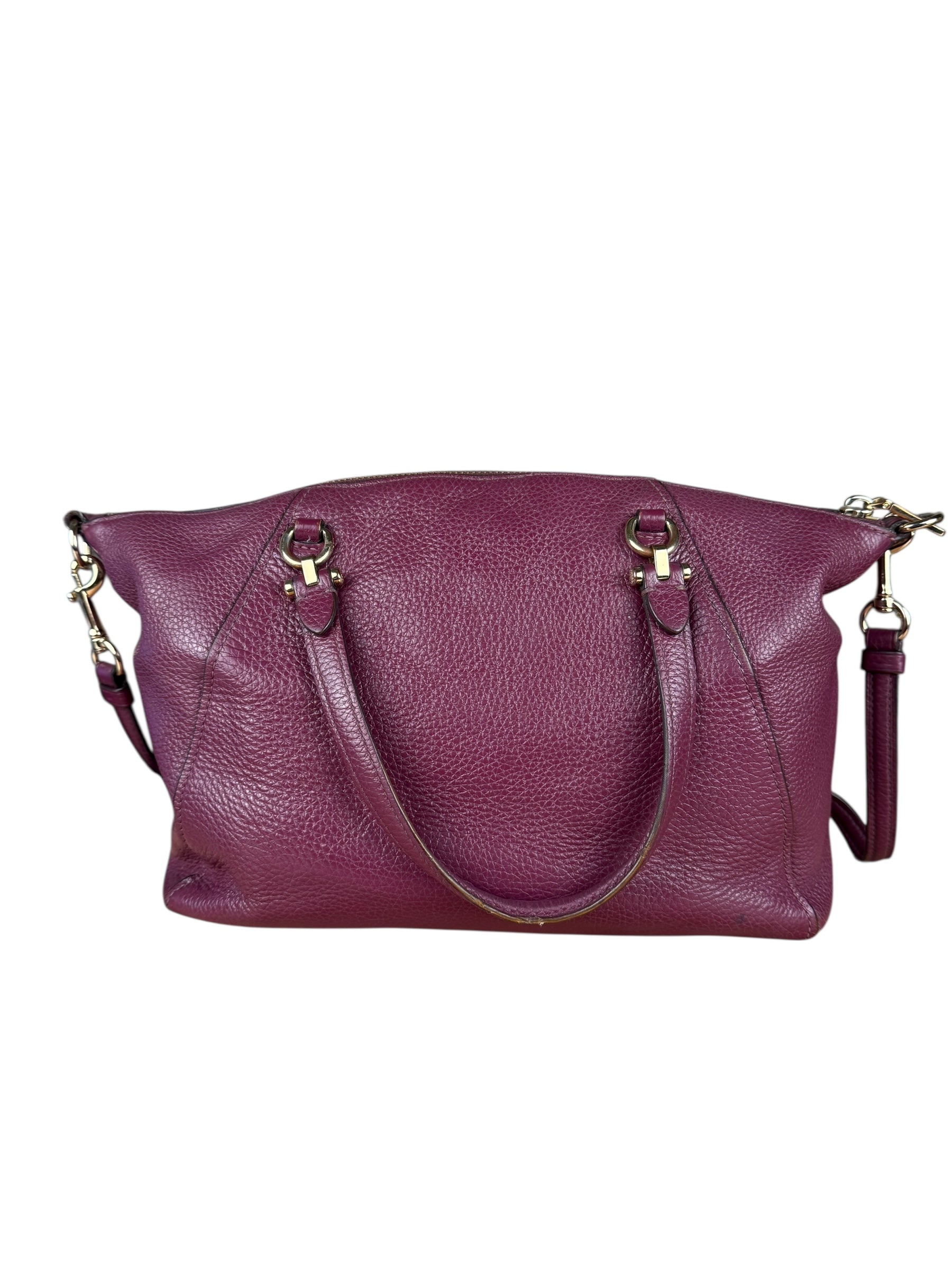Coach Purple Top Handle Crossbody Bag