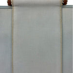 Hermes Light Blue Canvas Leather Trim Cabag Elan Tote