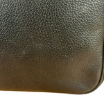 Burberry Vintage Black Pebbled Leather Crossbody Flap Bag