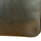 Burberry Vintage Black Pebbled Leather Crossbody Flap Bag