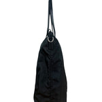 Prada Black Tessuto Nylon Zip Tote Large