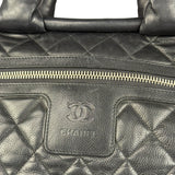Chanel Black Caviar Quilted Coco Cocoon Bowler Bag 2009