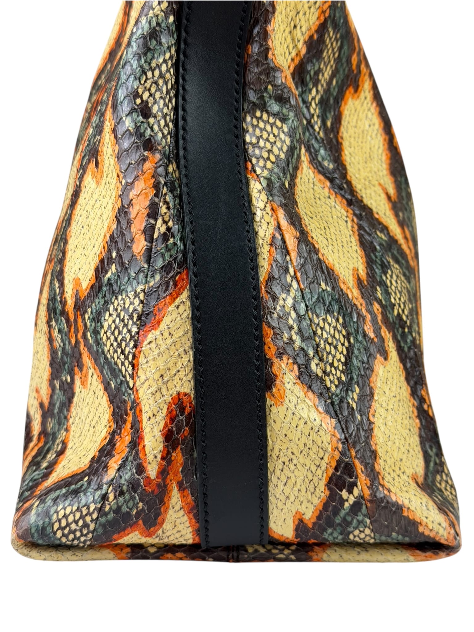 Fendi Multicolor Snakeskin Hobo Bag